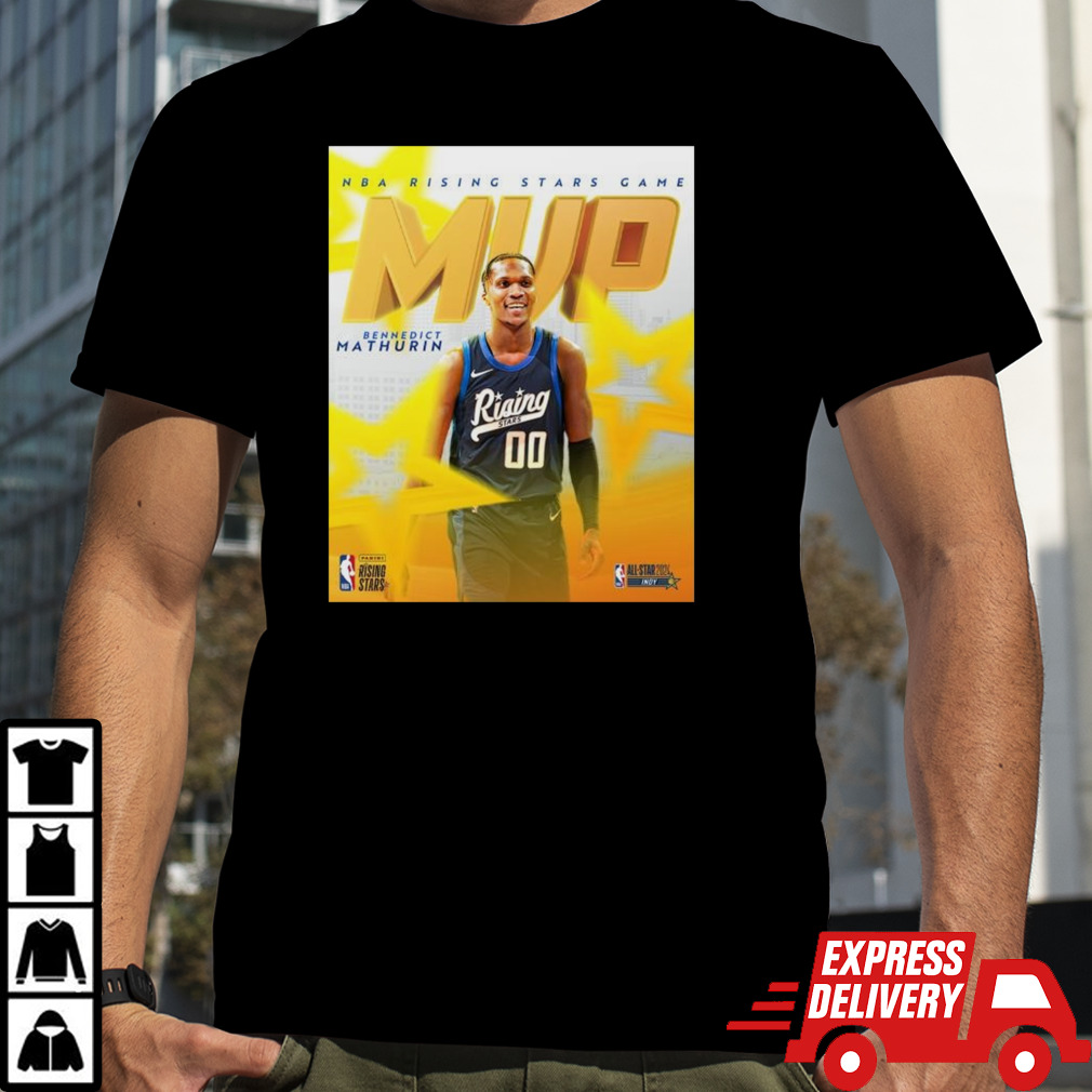 Bennedict Mathurin Is Panini Rising Stars Mvp 2024 Nba All-star T-shirt