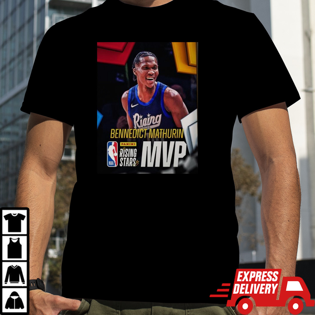 Bennedict Mathurin Wins NBA Panini Rising Stars MVP T-Shirt