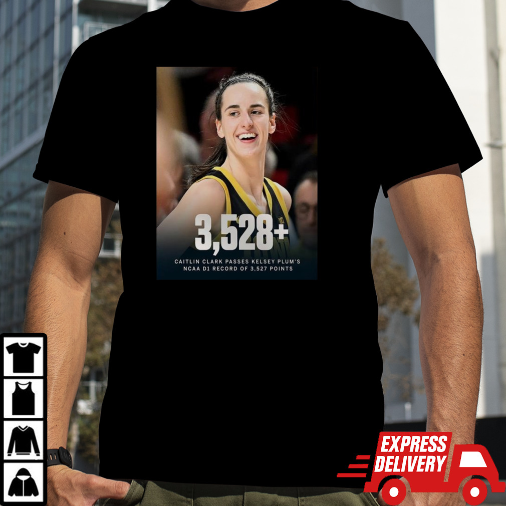 Caitlin Clark Breaks The All-time D1 Women’s Ncaa Scoring Record T-shirt