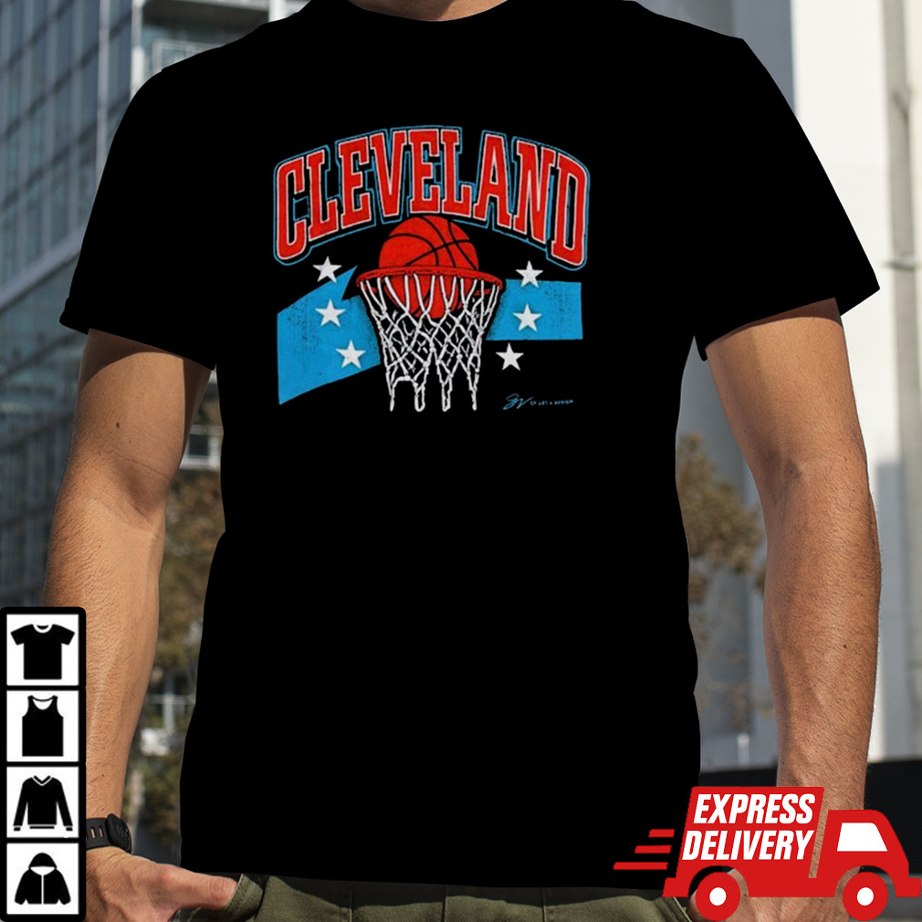 Cleveland Basketball 90s Swoosh T-Shirt