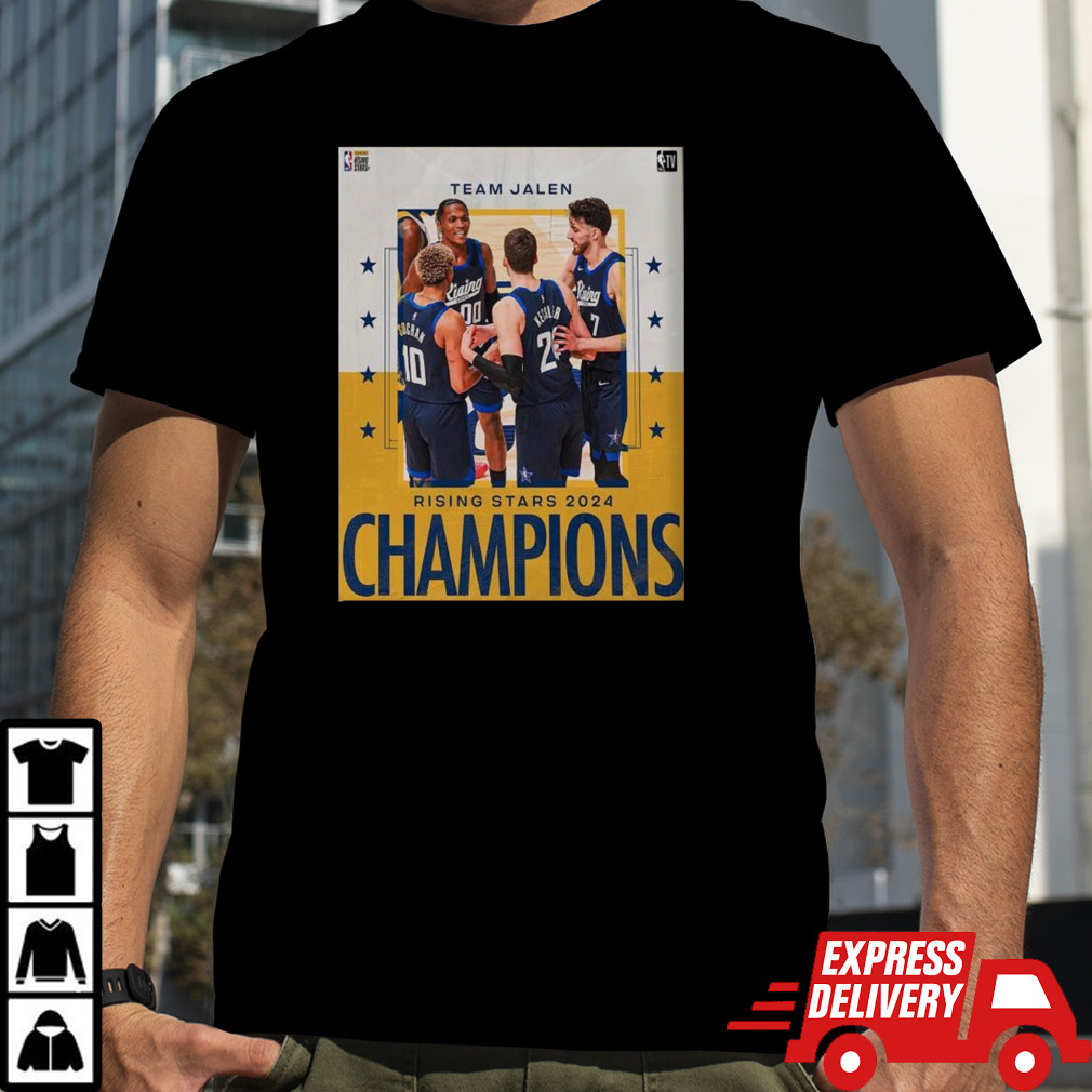 Congrats Team Jalen Are The 2024 Nba Panini Rising Stars Champions T-shirt