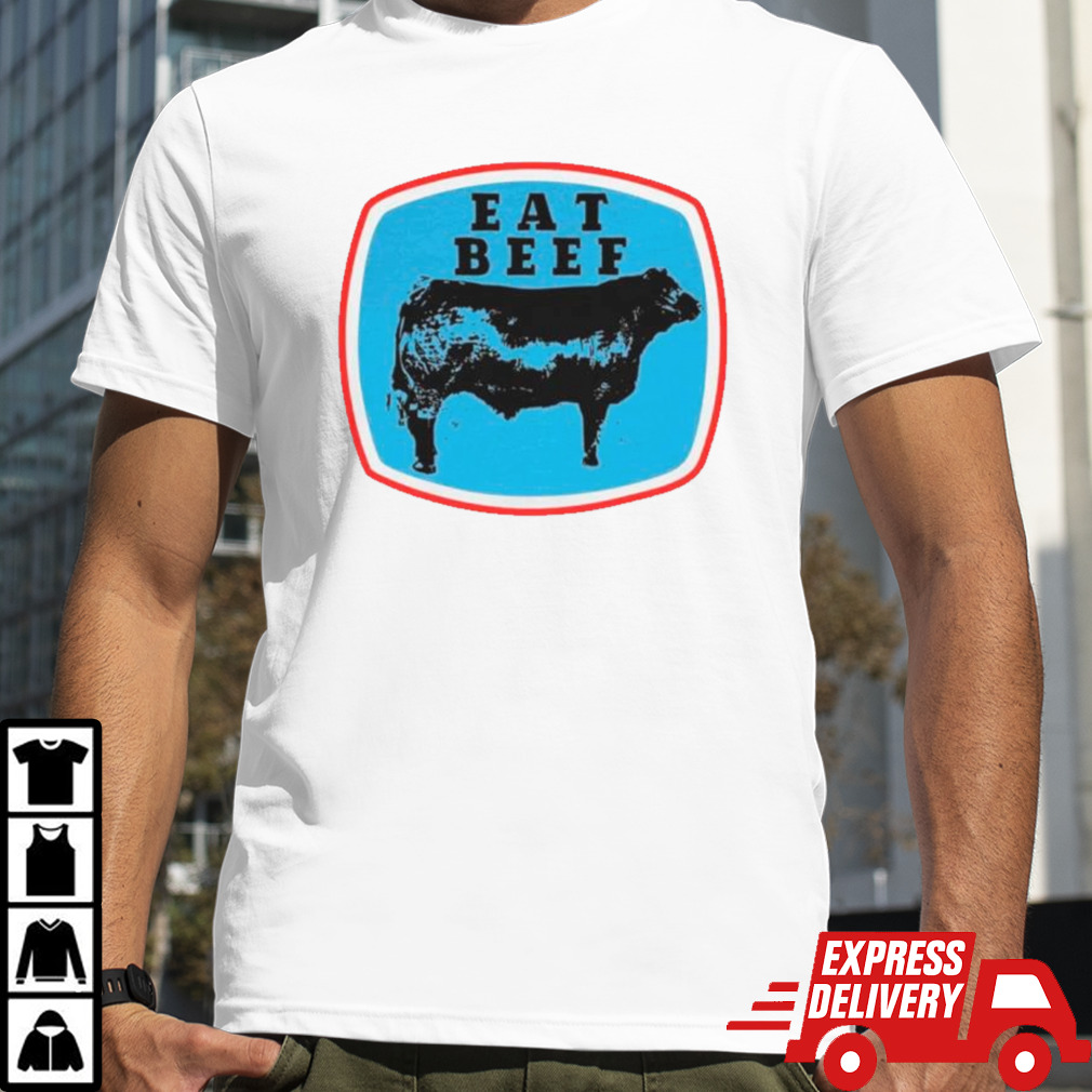 Cow eat beef shirt