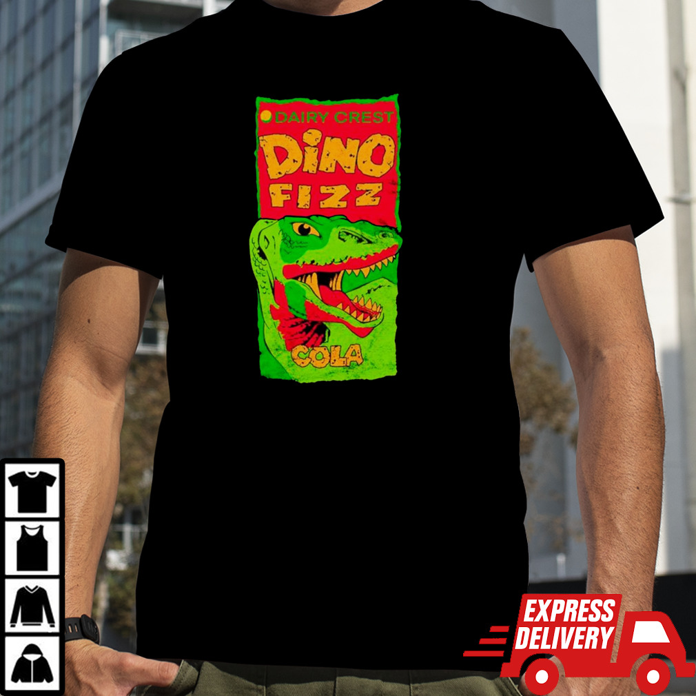 Dairy crest dino fizz cola retro shirt