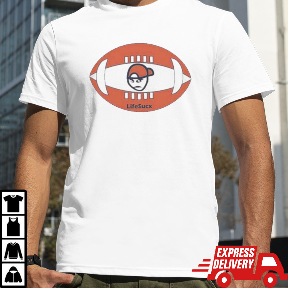 Denver Broncos Football Lifesucx Angry Guy T-shirt