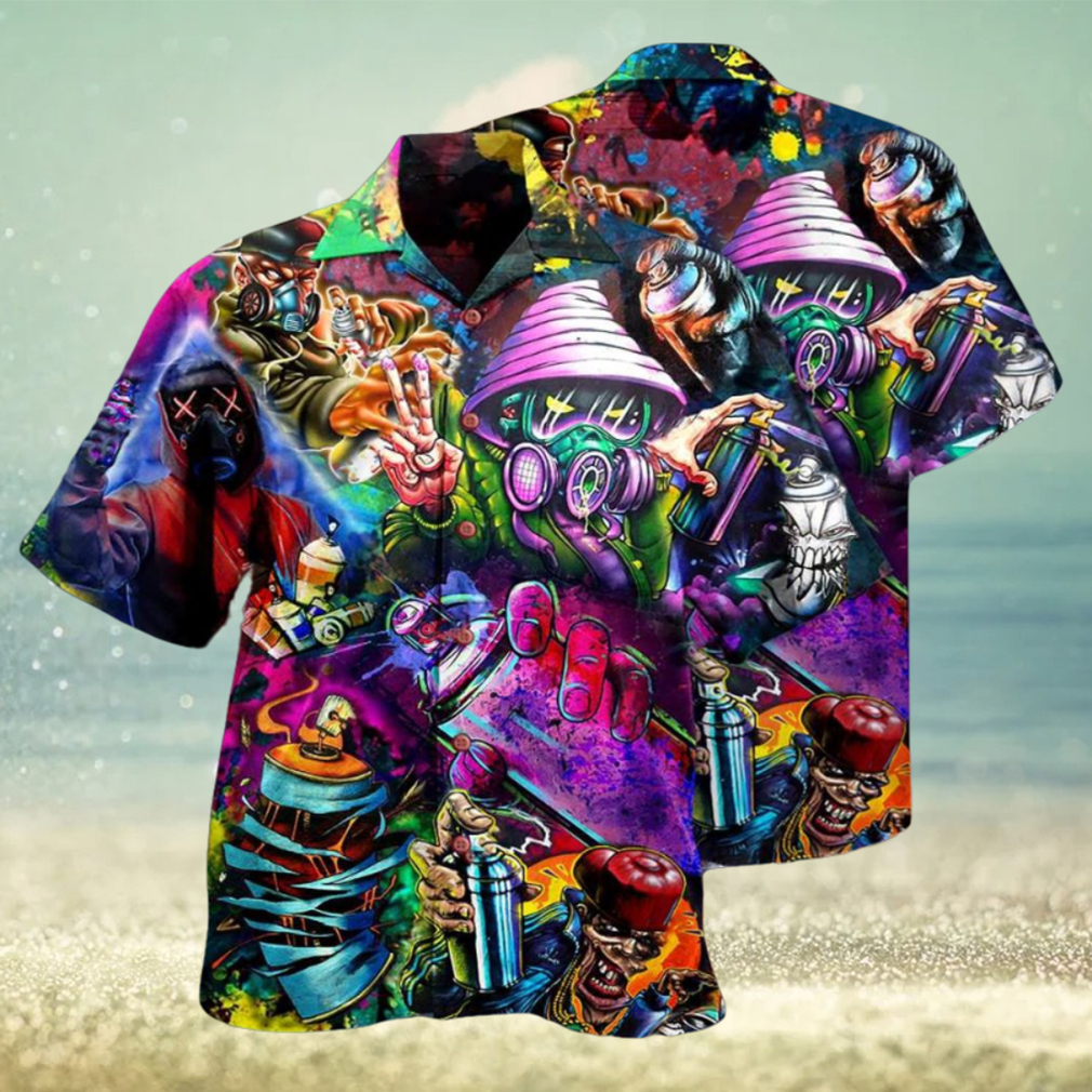 Hippie Say Hi Mysterious Hawaiian Shirt - Limotees