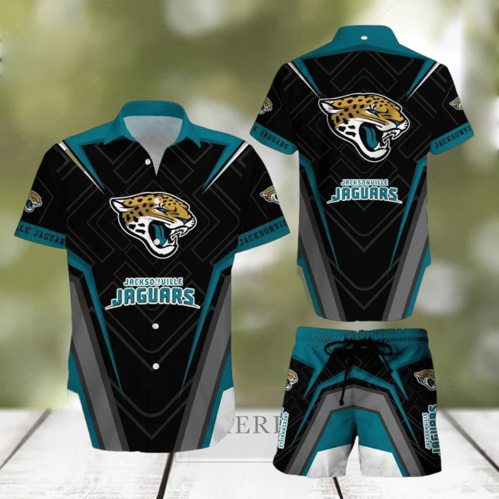 Jacksonville Jaguars NFL SAS New Trends Hawaiian Shirt And Short For Men Women Gift Summer beach - Limotees