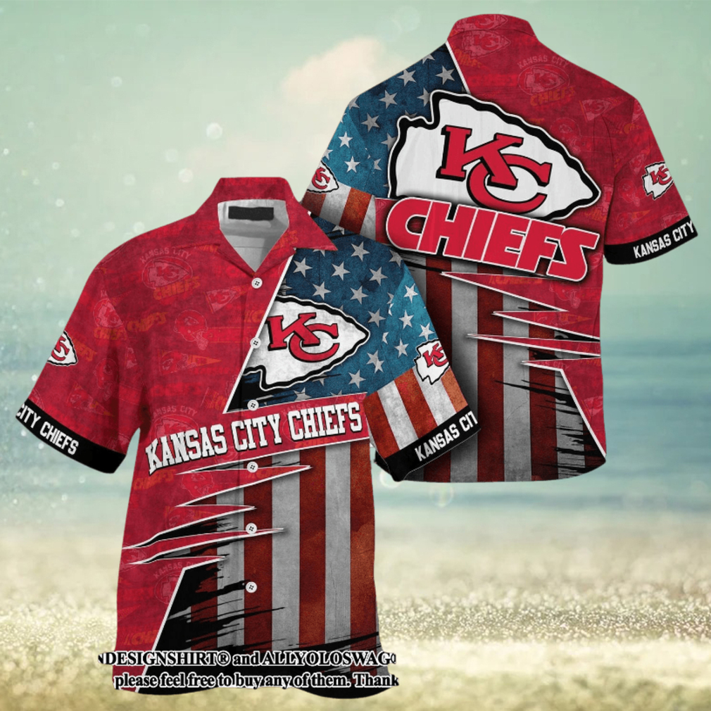 Kansas City Chiefs Customized For Sports Enthusiasts This Season Hot Version Hawaiian Shirt - Limotees