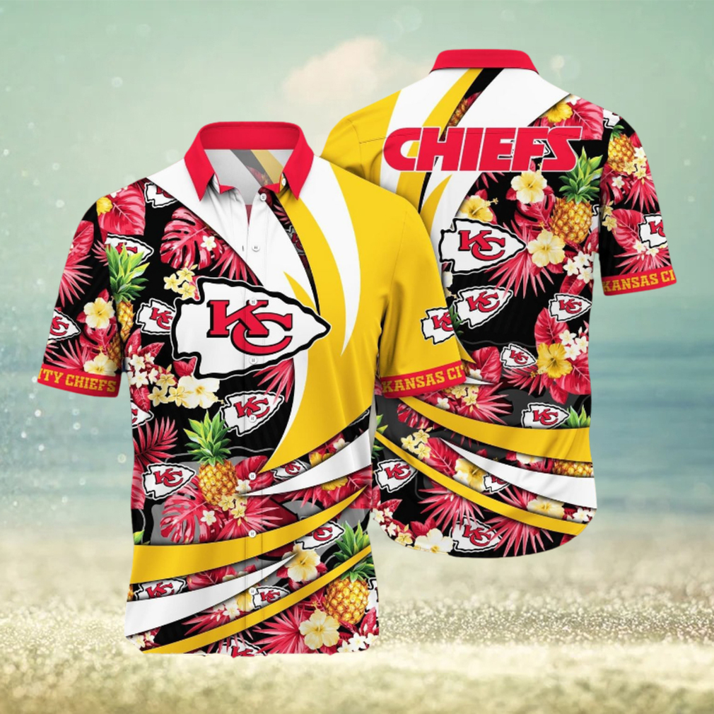 Kansas City Chiefs NFL Flower Summer Football For Fans New Type Hawaiian Shirt - Limotees