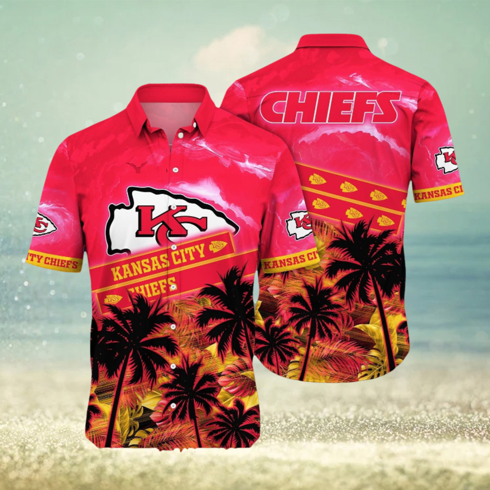 Kansas City Chiefs NFL Flower Summer Football Full Printed 3D Hawaiian Shirt - Limotees