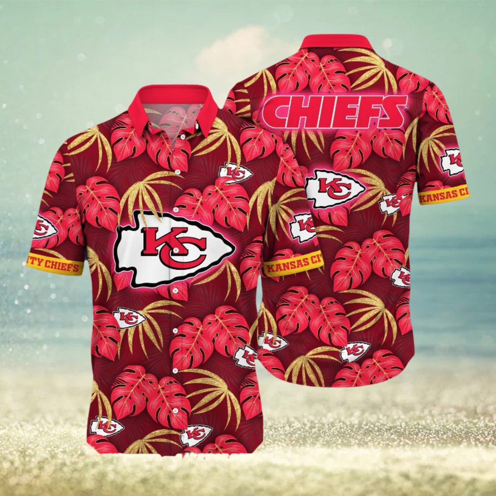 Kansas City Chiefs NFL Flower Summer Football Full Printed Classic Hawaiian Shirt - Limotees