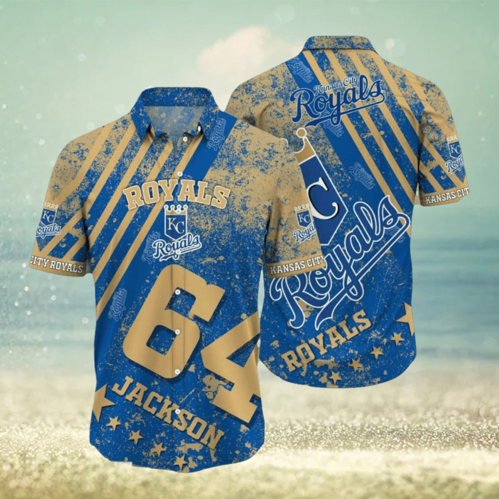 Kansas City Royals MLB Custom Number And Name Luau New Beach Hawaiian Shirt Gift For Fans - Limotees