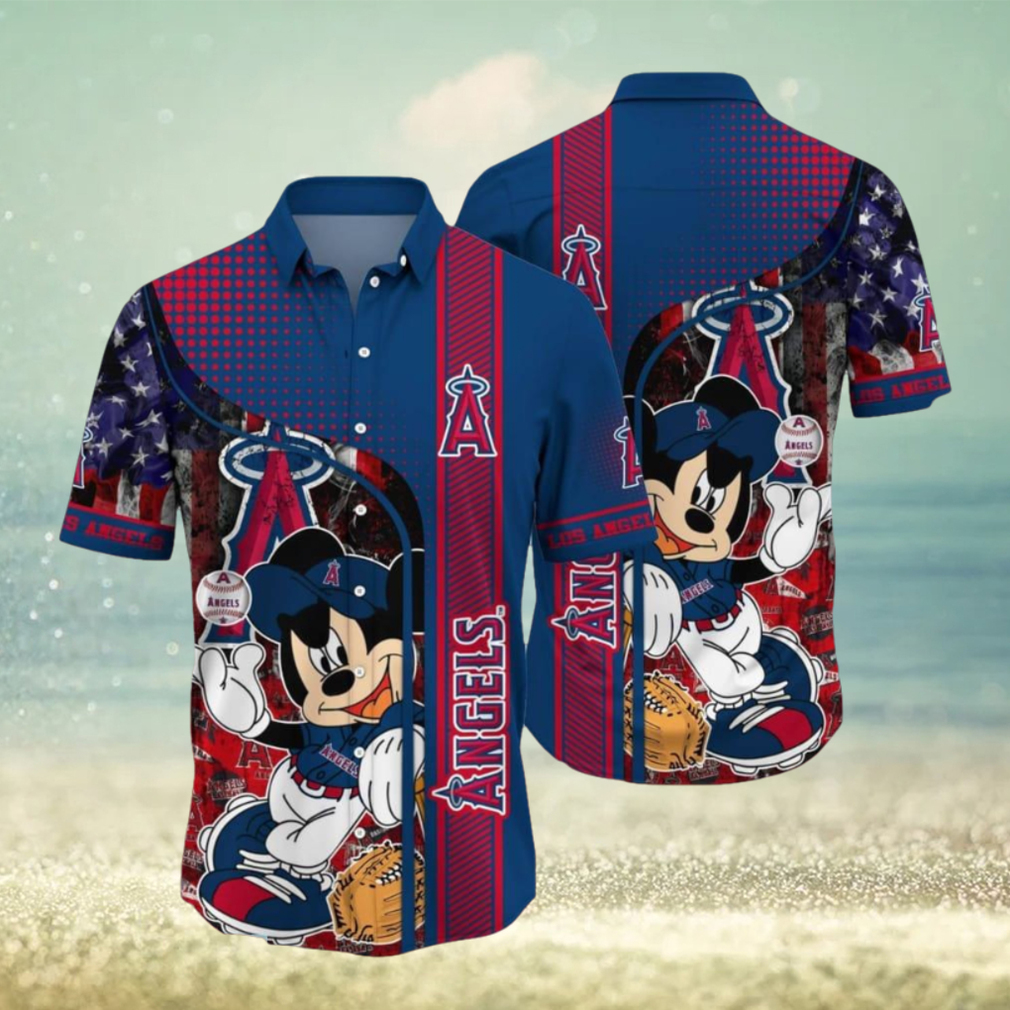 Los Angeles Angels MLB Print 3D Hawaiian Shirt For Men And Women - Limotees