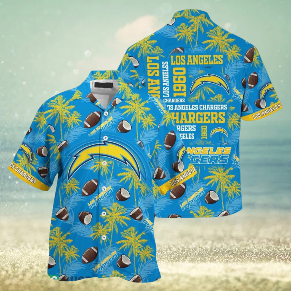 Los Angeles Chargers NFL Beach Hawaiian Shirt For Fans Gift New Shirt Holiday - Limotees