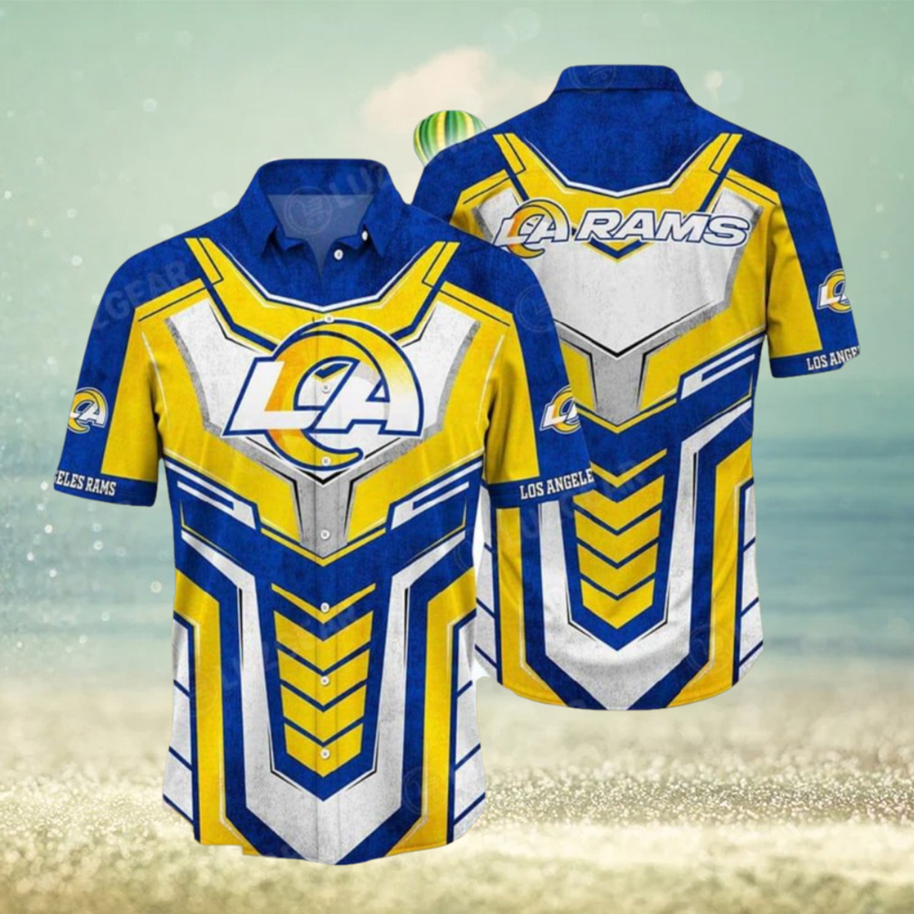 Los Angeles Rams NFL Stylish Logo Beach Hawaiian Shirt For Men And Women - Limotees