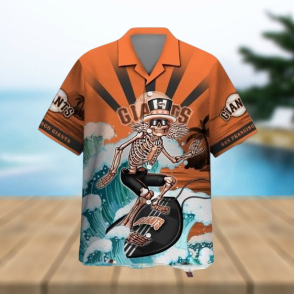 MLB San Francisco Giants Grateful Dead Hawaiian Shirt - Limotees