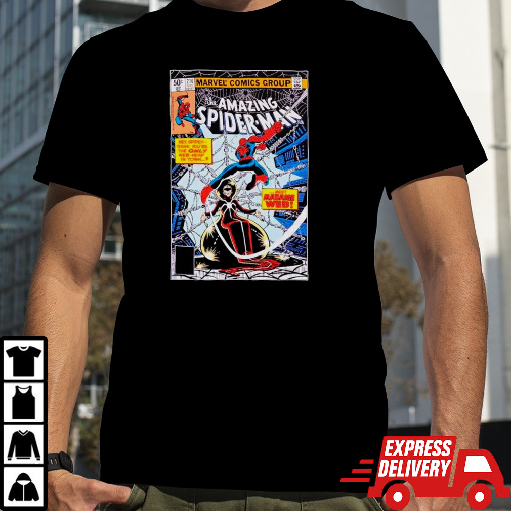 Marvel The Amazing Spider-Man Madame Web Comic Cover shirt