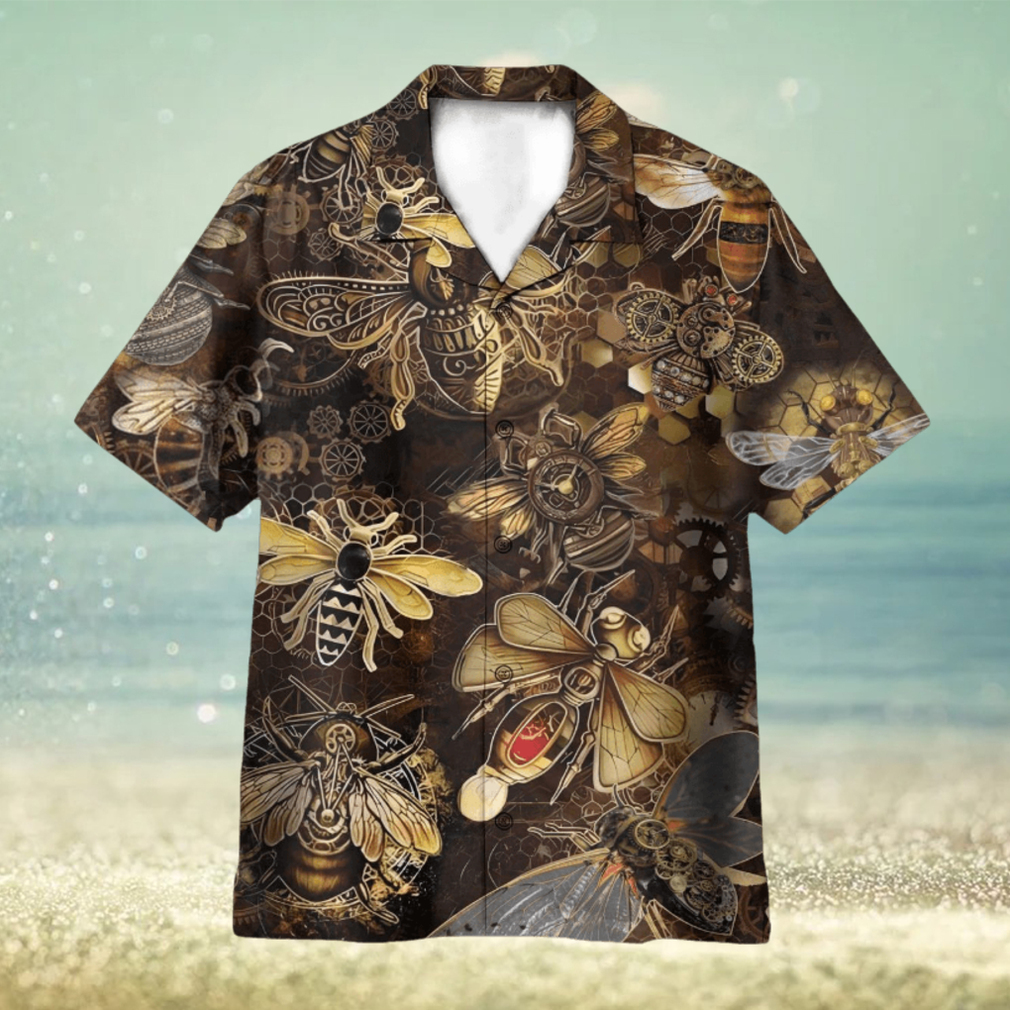 Mechanic Bee Bee Kind Bee You 3D Hawaiian Shirt Summer Vaction Gift - Limotees