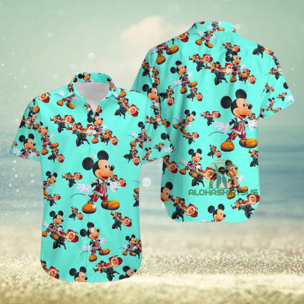 Mickey Mouse Character Doctor Strange Marvel Fitted Hawaiian Shirts - Limotees