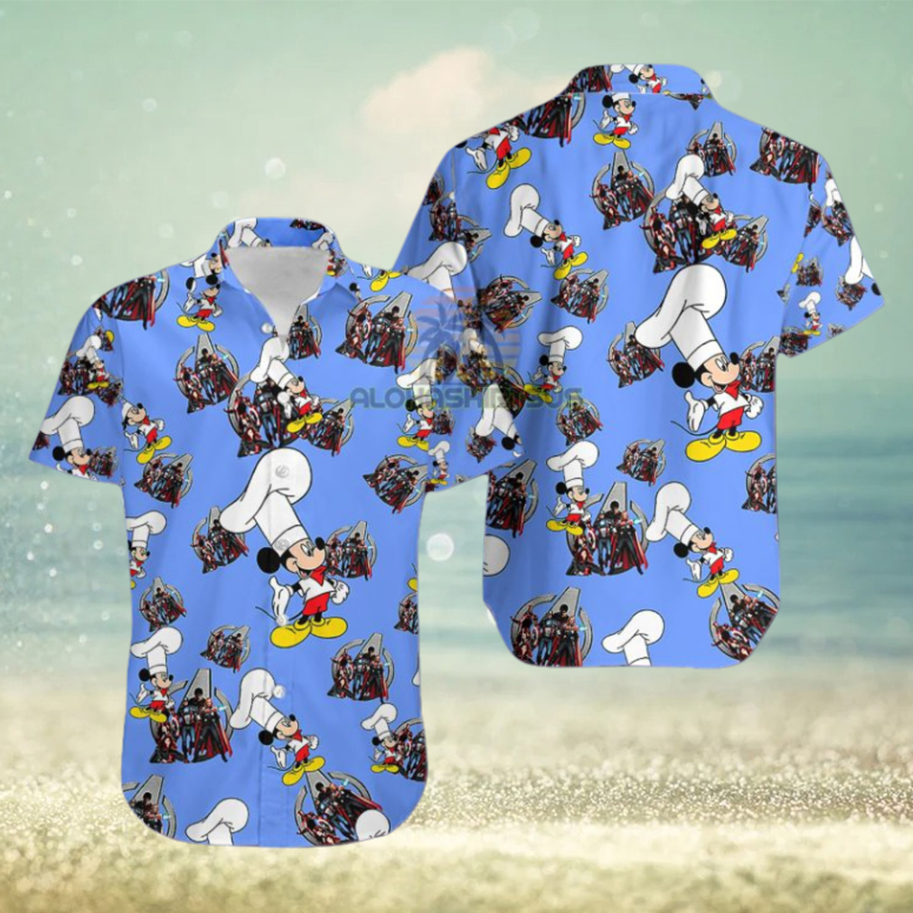 Mickey Mouse Chef Avengers Big And Tall Hawaiian Shirts - Limotees