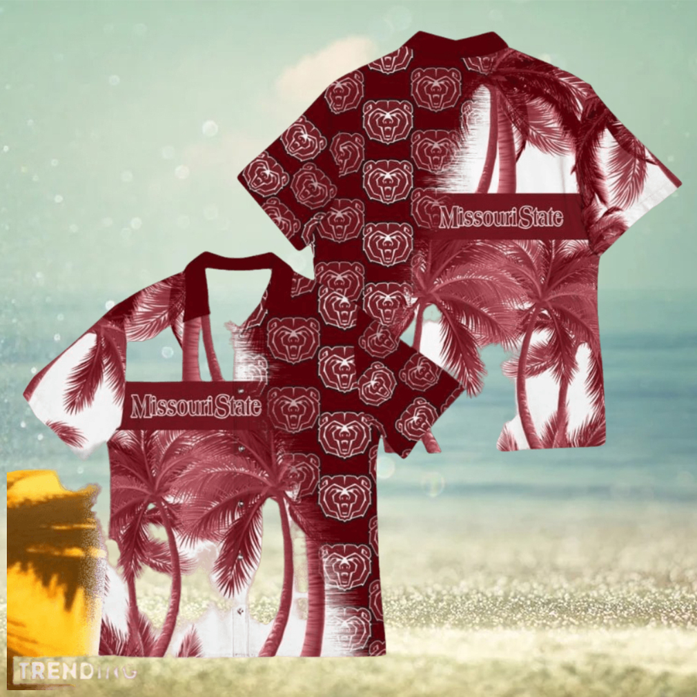 Missouri State Bears Coconut Tree Aloha 3D Hawaiian Shirt For Fans Men And Women Gift - Limotees