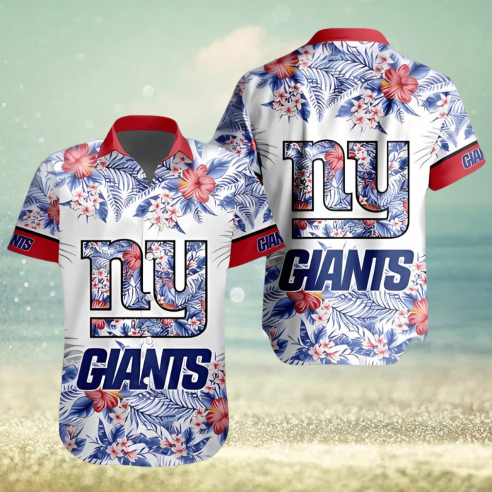 NFL New York Giants Hawaiian Shirt Special Floral Tropical Team Spirit - Limotees