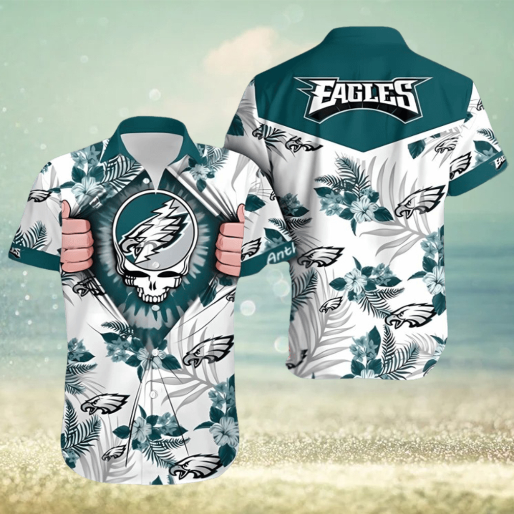 NFL Philadelphia Eagles Grateful Dead Gift For Fan Hawaii - Limotees