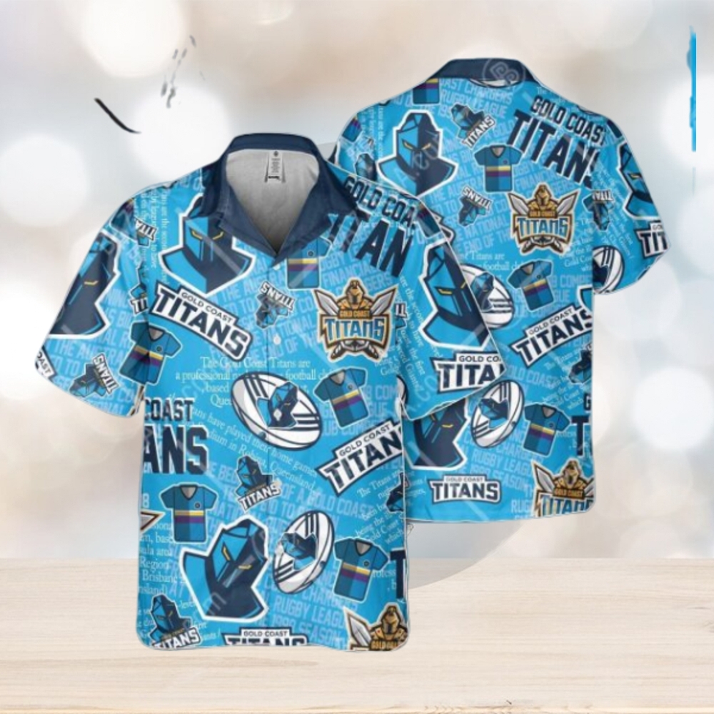 NRL Gold Coast Titans Classic Hawaiian Shirt - Limotees