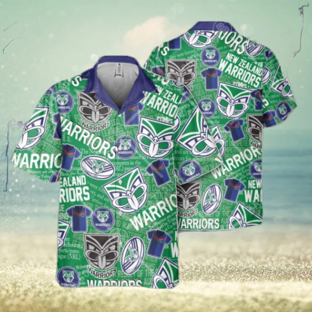 NRL New Zealand Warriors Classic Hawaiian Shirt - Limotees