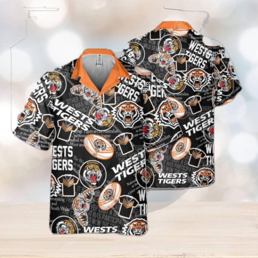 NRL Wests Tigers Classic Hawaiian Shirt - Limotees