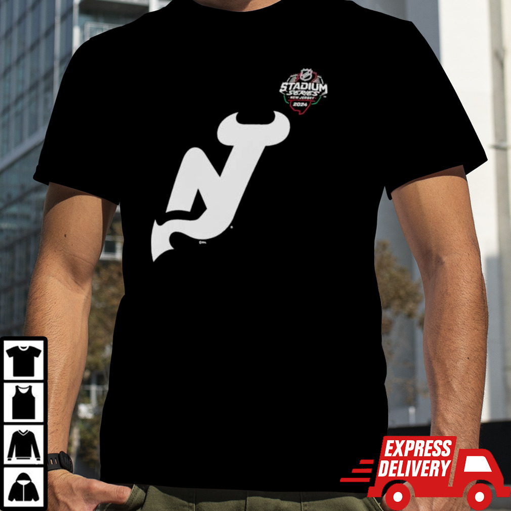 New Jersey Devils 2024 NHL Stadium Series Black Shirt