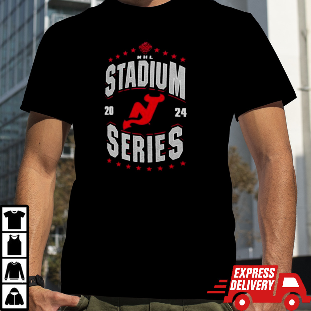 New Jersey Devils 2024 NHL Stadium Series Boyfriend Shirt