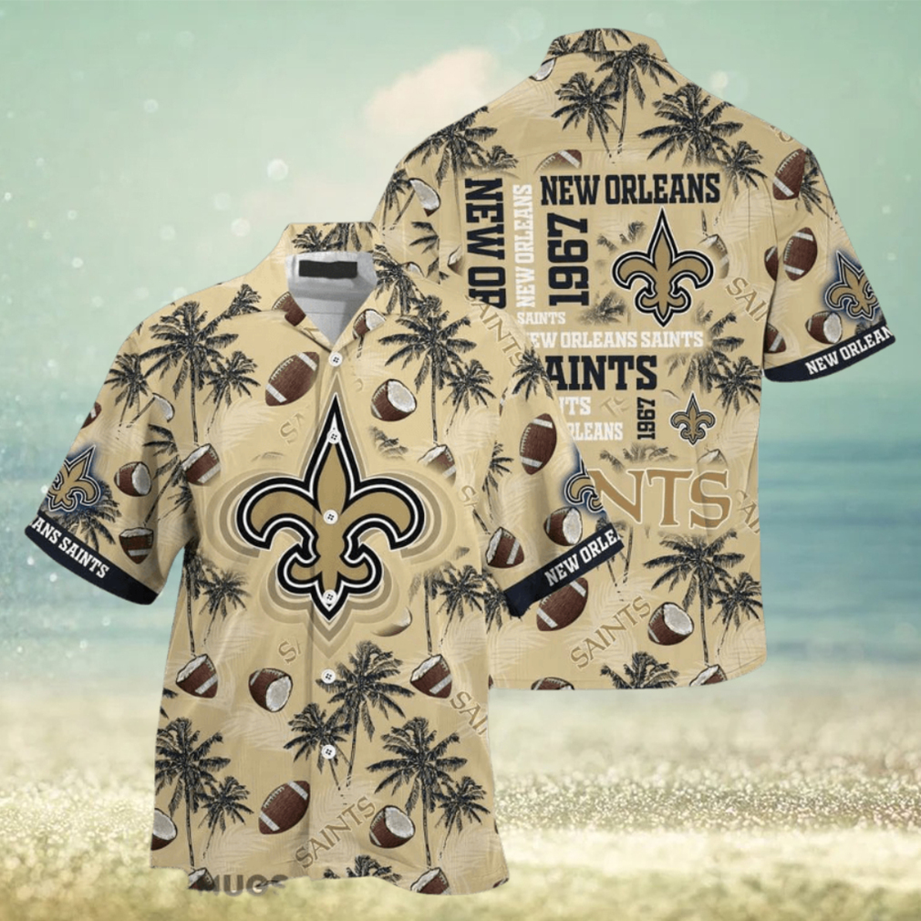 New Orleans Saints NFL Beach Hawaiian Shirt For Fans Gift New Shirt Holiday - Limotees