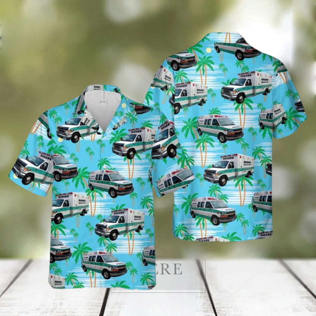 New York Mohawk Ambulance Service Hawaiian Shirt For Men And Women Gift - Limotees