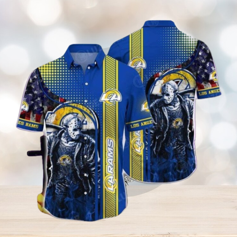 Nfl Los Angeles Rams Trending Best Gift For Fans Trendy Hawaiian Shirt Aloha Shirt - Limotees