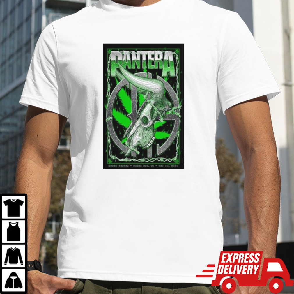 Pantera in Green Bay 02-18-2024 poster shirt