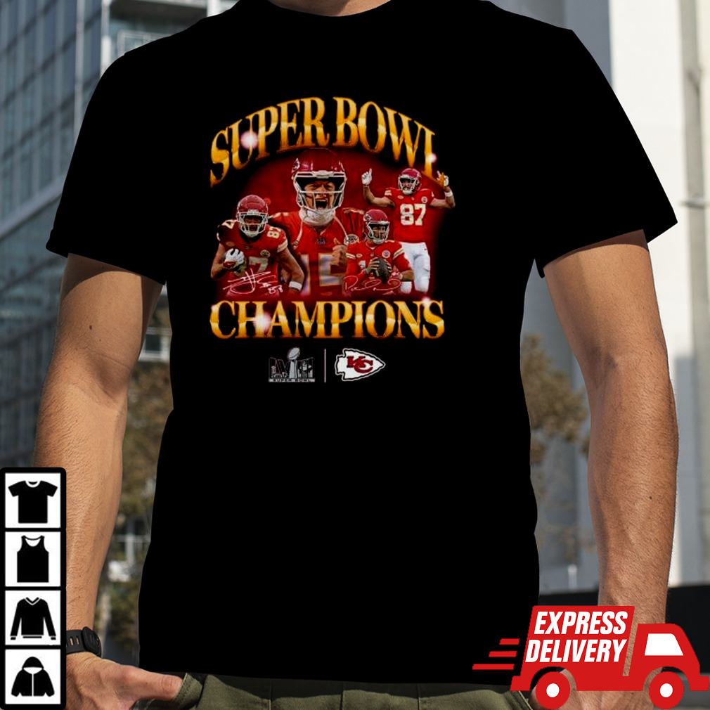 Patrick Mahomes and Travis Kelce Kansas City Chiefs Super Bowl LVIII Champions Retro Duo shirt