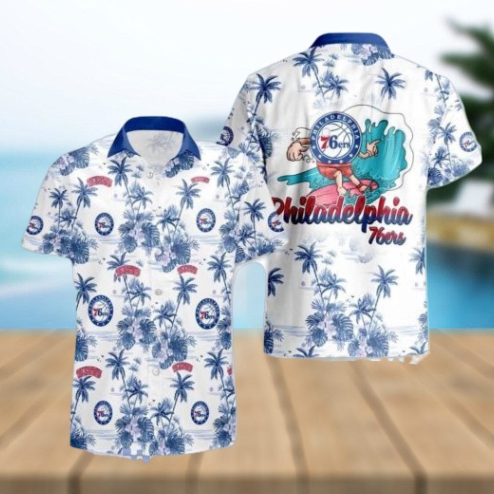 Philadelphia 76Ers National Basketball Hawaiian Shirt Association - Limotees