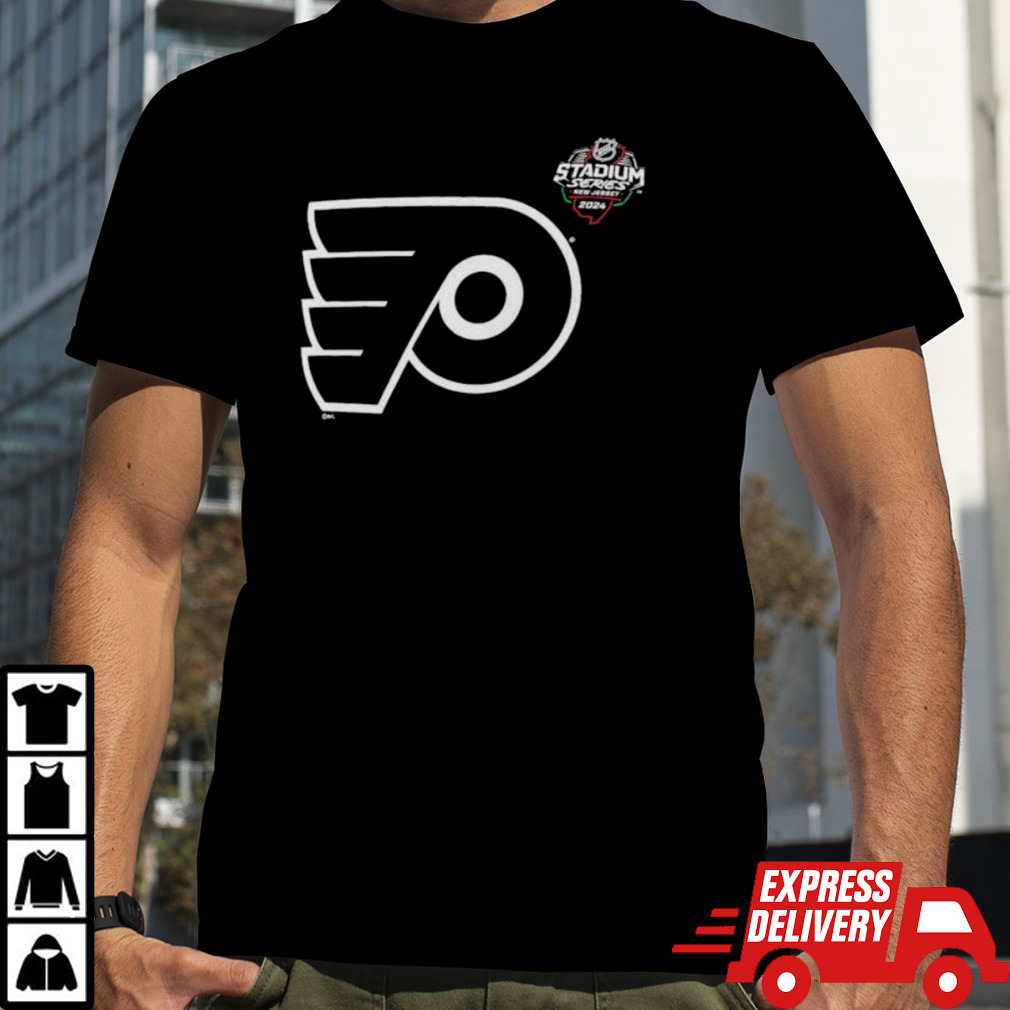 Philadelphia Flyers 2024 NHL Stadium Series Black T-Shirt