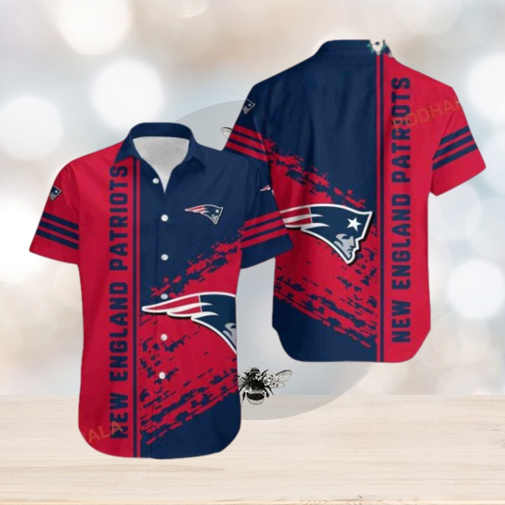 Quarter Style NFL Exclusive New England Patriots Hawaiian Shirt Design - Limotees