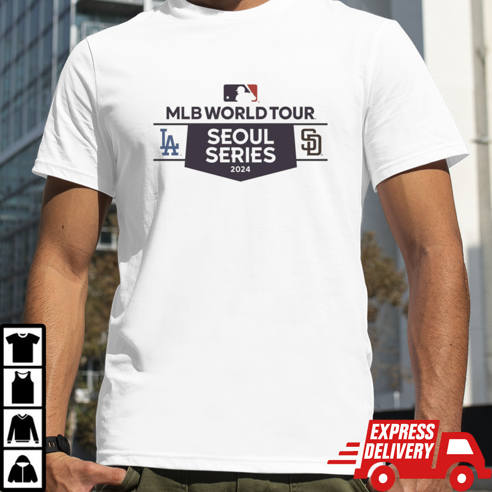 San Diego Padres vs. Los Angeles Dodgers 2024 MLB World Tour Seoul Series Matchup shirt