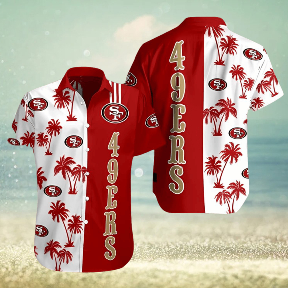 San Francisco 49ers Button Hawaiian Shirts Football Vintage - Limotees