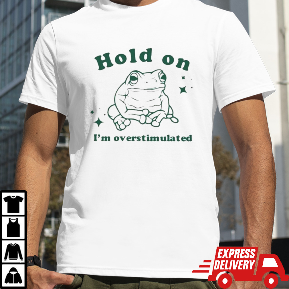 Slippywild Hold On I’m Overstimulated Shirt