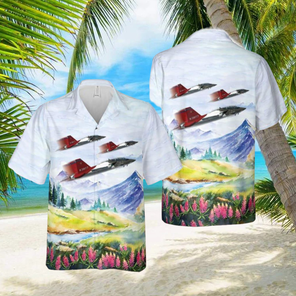 US Air Force Boeing T 7 Red Hawk Hawaiian Shirt For Summer - Limotees