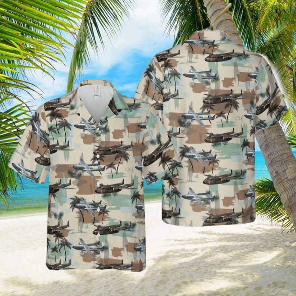 US Air Force Fairchild AC 119 Hawaiian Shirt For Summer - Limotees