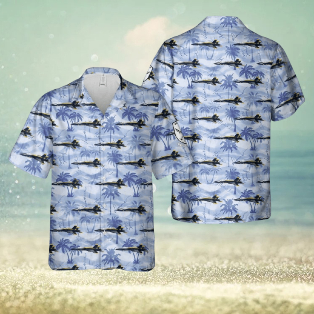 US Navy Blue Angels #4 FA 18 Hawaiian Shirt Print Ideas Gift Mens - Limotees