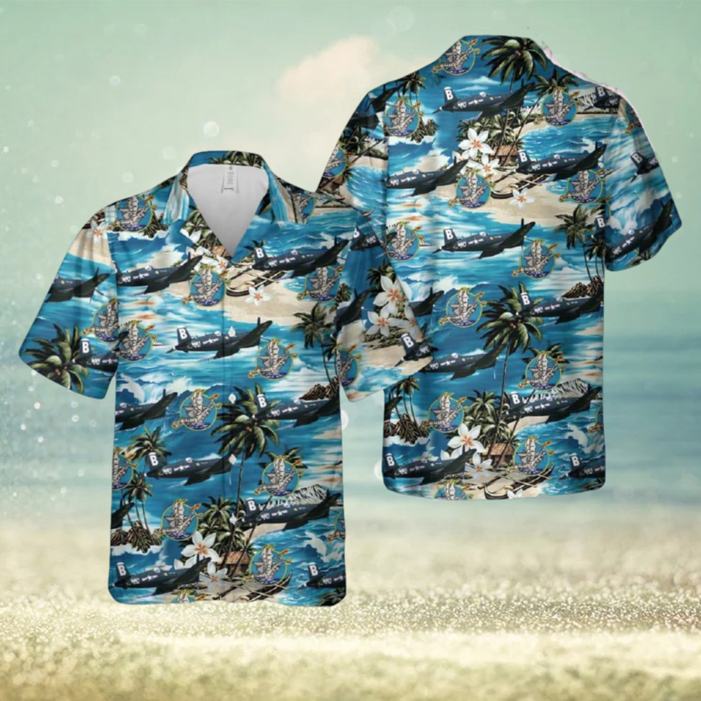 US Navy Chance Vought F4U 4 Corsair Of VF 192 Hawaiian Shirt Print Ideas Gift Mens - Limotees