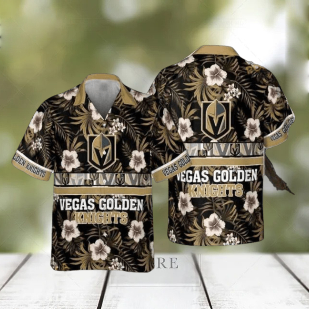 Vegas Golden Knights NHL Hawaiian Shirt Hibiscus Pattern Best Beach Gift - Limotees