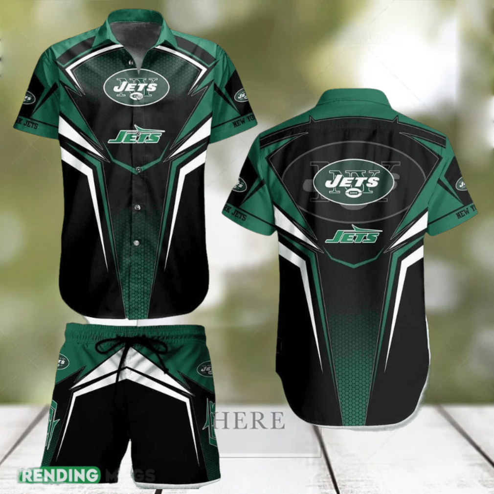 York Jets NFL Football Hawaiian Shirt And Short For Best Fans Gift New Trending Beach Holiday - Limotees