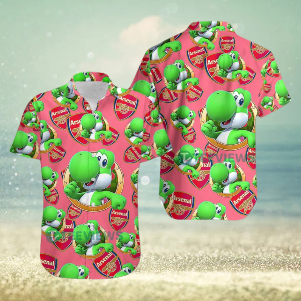 Yoshi Mario Arsenal Hawaiian Shirt Outfit Men - Limotees