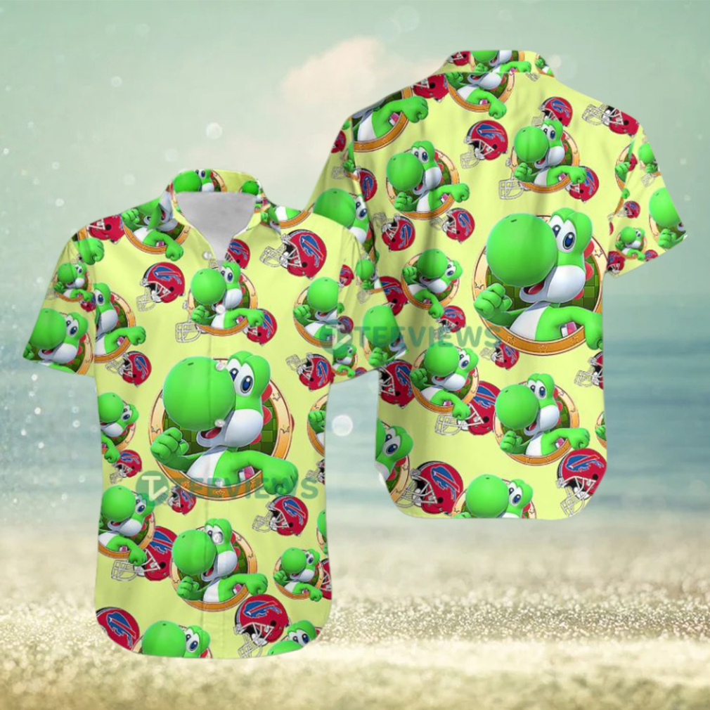 Yoshi Mario Buffalo Bills Nice Hawaiian Shirts - Limotees